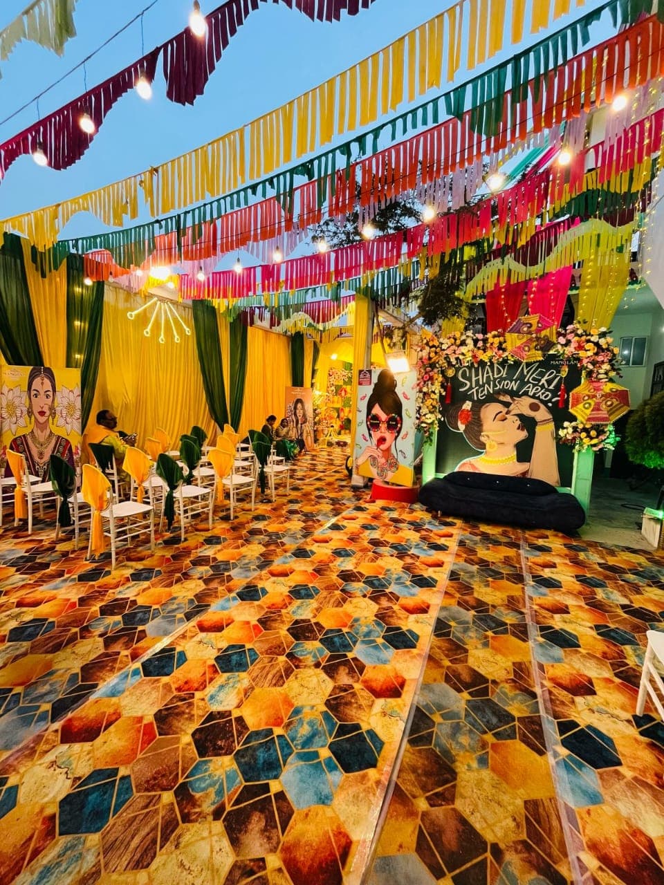 Manglam Event stage styling